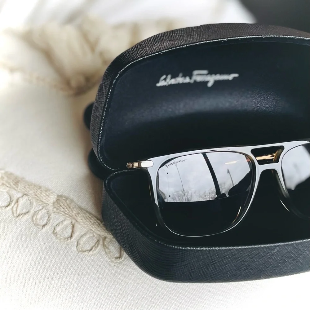 SOLD✨SALVATORE FERRAGAMO | 57 - 15 - 150 mm | SF966S 319 #3 Db Bridge Sunglasses_2